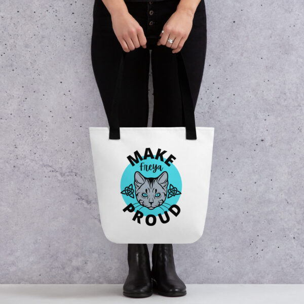 Make Freya Proud (Cat Editon) Tote bag - Image 2