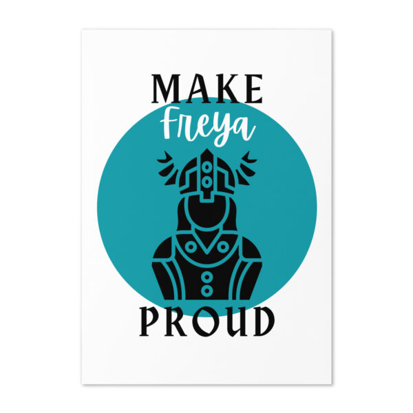 Make Freya Proud Greeting card - Image 3