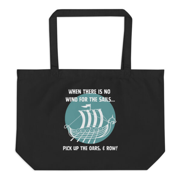 Legendary Longship Large Organic Tote Bag