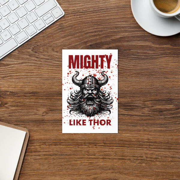 Mighty Like Thor Greeting card - Image 2