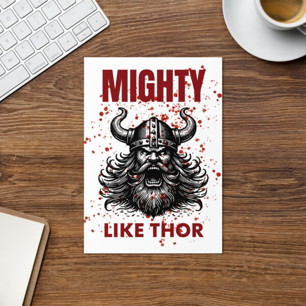 Mighty Like Thor Greeting card - Image 3