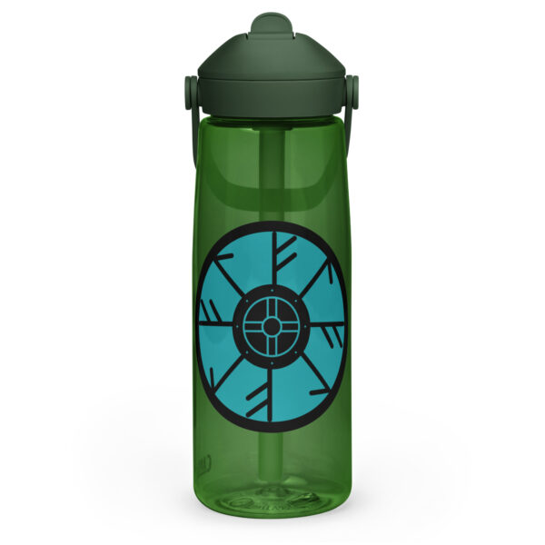 Fierce Like Freyja Shield Flip straw water bottle