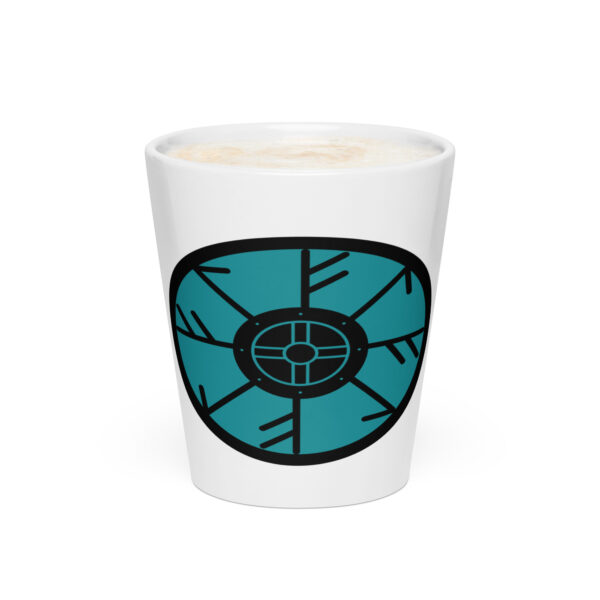 Fierce Like Freyja Shield Latte mug