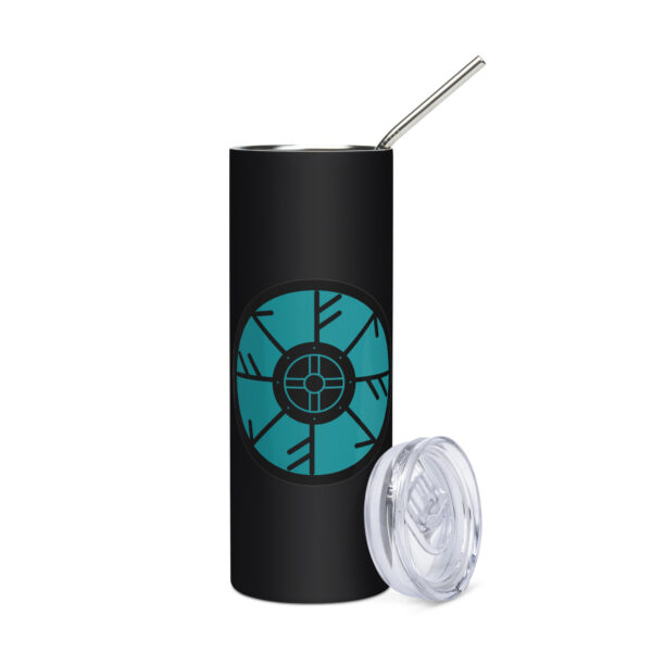 Fierce Like Freyja Shield Stainless steel tumbler